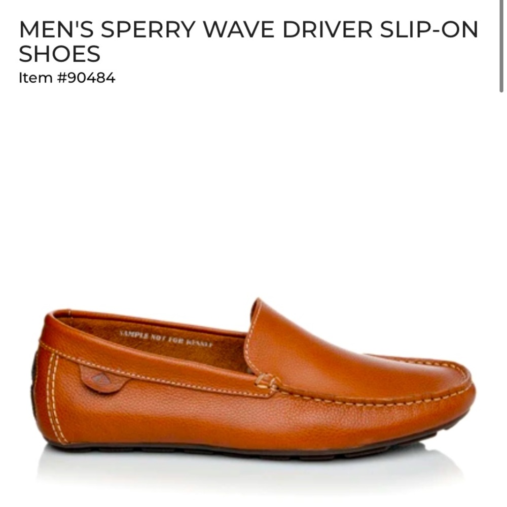Men’s Sperry Wave Driver Slip-On Leather Loafers